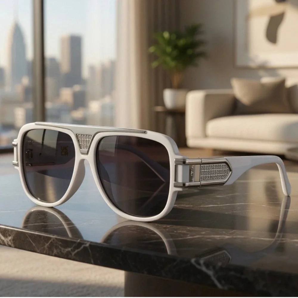 Women Sunglasses Gradient smoke lens sophisticat eye protection Design flat-top‎